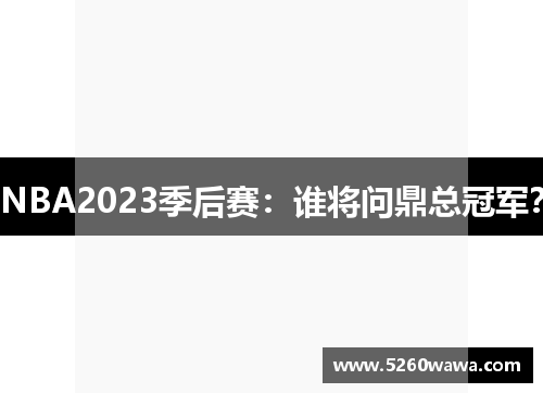 NBA2023季后赛：谁将问鼎总冠军？